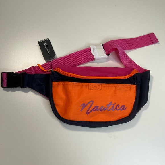 Nautica Handbags - Nautica Neon Belt Bag Fanny Pack New With Tags Pink and Orange